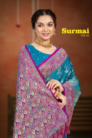 Home Rehmat Boutique Buy Ethnic Suits Online for Weddings Bunawat - Surmai Satan 02 Sangam Prints Satin Silk Woven Work Traditional Saree Rehmat Boutique bunawat surmai satan 02 sangam prints satin silk woven work traditional saree 2026 02 16 16 09 53.jp .jpeg