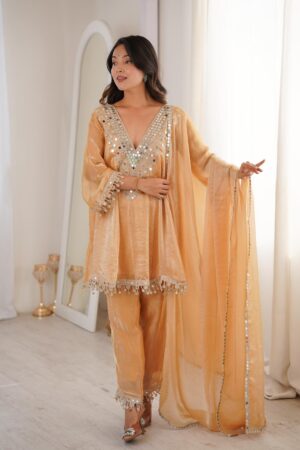 Home Rehmat Boutique Buy Ethnic Suits Online for Weddings lw 9325 exclusive fandy mirror work fully stitch 3pcs dress Rehmat Boutique