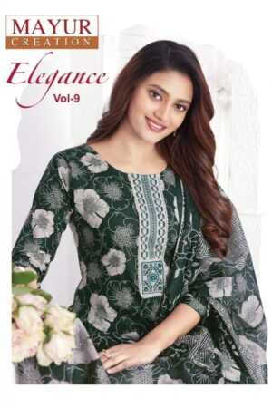 Home Rehmat Boutique Buy Ethnic Suits Online for Weddings mayur creation elegance vol 9 series 9001-9010 cotton wholesale readymade suit Rehmat Boutique
