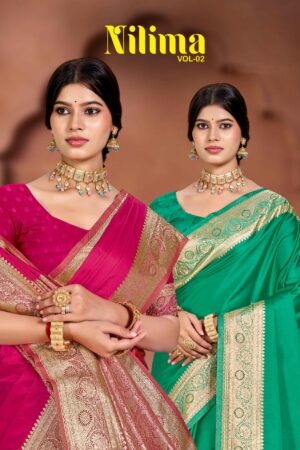 Home Rehmat Boutique Buy Ethnic Suits Online for Weddings Sangam Prints Bunawat - Nilima 02 series 1001-1004 Silk Woven Work Traditional Saree Rehmat Boutique sangam prints bunawat nilima 02 series 1001 1004 silk woven work traditional saree 2026 02 24 15 20.jpeg