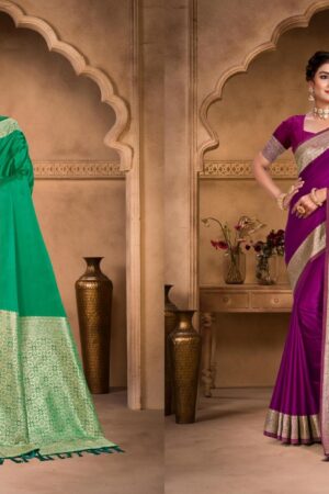 Home Rehmat Boutique Buy Ethnic Suits Online for Weddings Sangam Bunawat - Nilima 06
Fancy Silk Silk Saree, Printed Sarees Rehmat Boutique sangam prints bunawat nilima 06 series 1001 1004 silk woven work traditional saree 1 2026 02 24 15 25 30.jpg