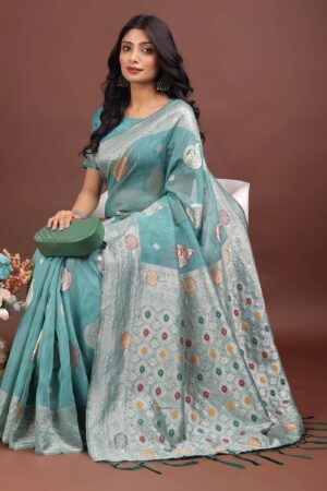 Home Rehmat Boutique Buy Ethnic Suits Online for Weddings SHREE SHYAM FASHION BULBUL Linen Cotton wholesale saree Rehmat Boutique